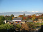 秋の国宝松本城周辺の写真