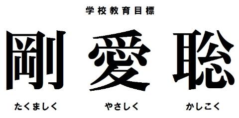 旭町中学校学校目標