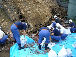 中越沖地震柏崎災害ボランティア