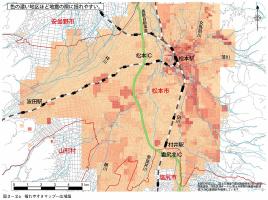 図3-2a　揺れやすさマップ-広域版の画像