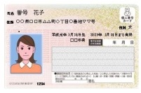 個人番号カードによる印鑑登録証の画像