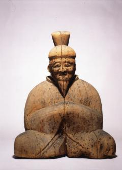 牛伏寺男神坐像の画像