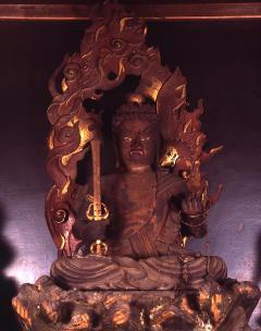 王徳寺の不動明王坐像の画像