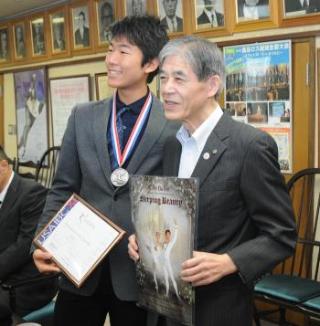 平成30年（2018）9月21日 清沢飛雄馬さん市長表敬の写真