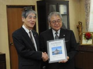 平成31年（2019）2月 上田文雄氏　松本市観光大使任命式の写真