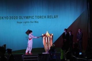 令和3年（2021）4月 東京2020オリンピック聖火リレーの写真