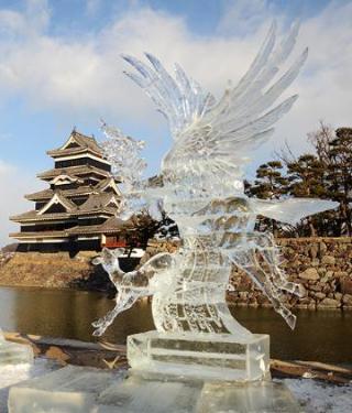 平成29年（2017）1月19日～22日　国宝松本城 氷彫フェスティバル2017の写真