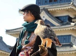 平成29年（2017）11月19日　国宝松本城と鷹狩を開催の写真