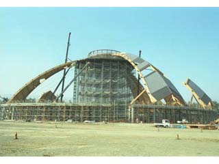 信州博グローバルドーム（建設中）の写真