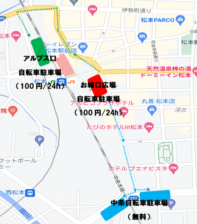 駐車場位置図