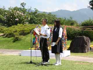 平成21年（2009）8月　第14回松本市平和祈念式典の写真