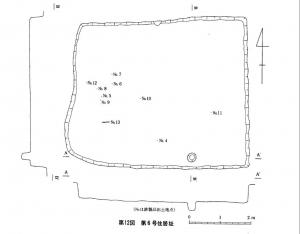 鉄鐸の出た第6号住居跡