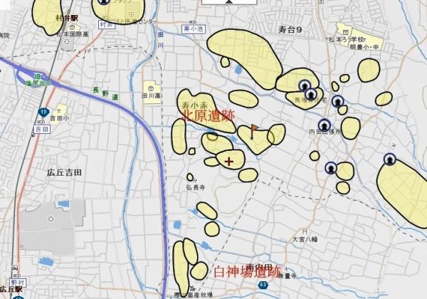 白神場遺跡・北原遺跡