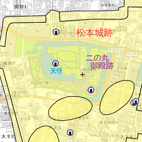 松本城二の丸跡