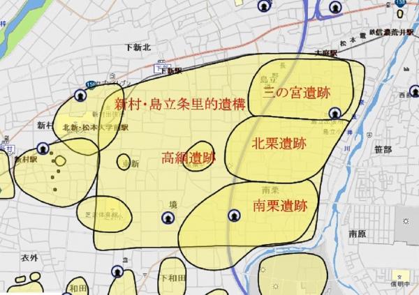 南栗遺跡・北栗遺跡