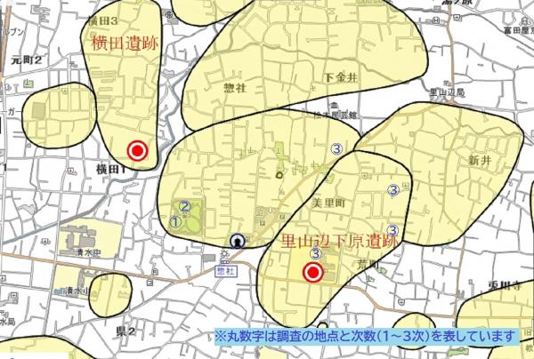 推定信濃国府（第4次）　地図