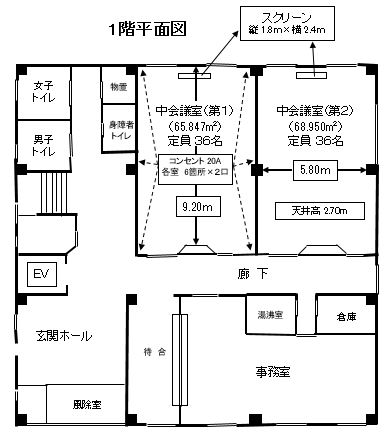 1階平面図