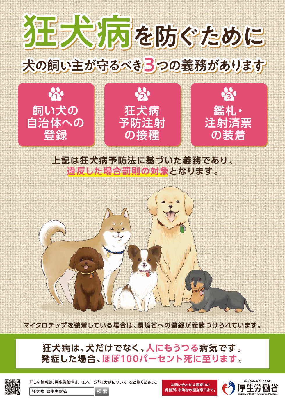 狂犬病を防ぐために