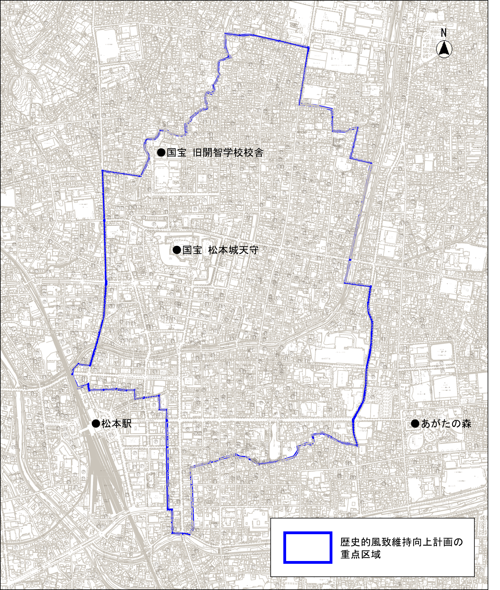 重点区域図