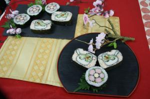飾り巻き寿司講座の写真