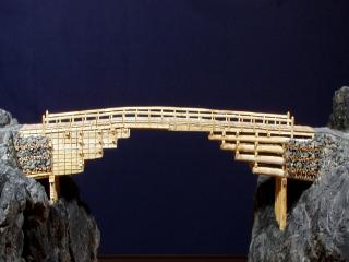 雑炊橋（雑司橋）の復元模型の画像