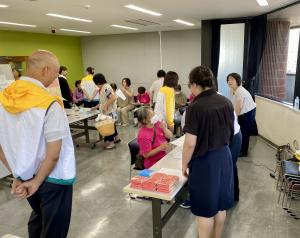 血管年齢測定の様子２