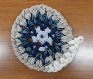 ゆび編み制作作品2