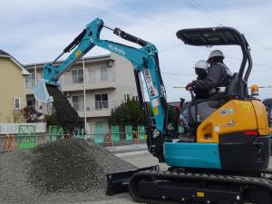 重機乗車体験①