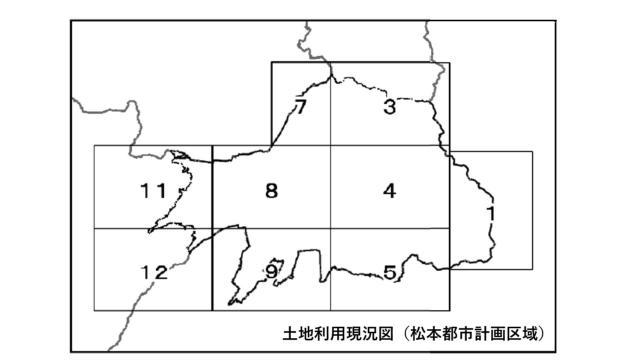 土地利用現況図（松本都市計画区域）
