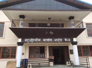 修復後の建物正面