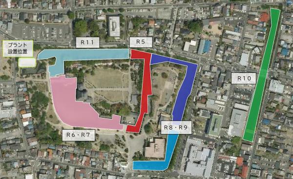 浚渫計画平面図