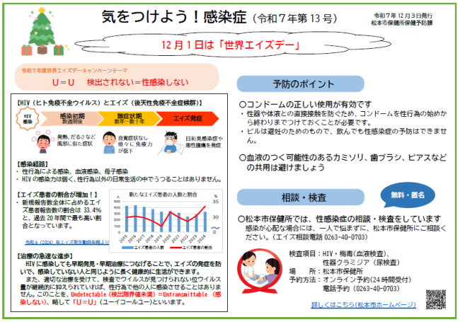 気をつけよう!感染症