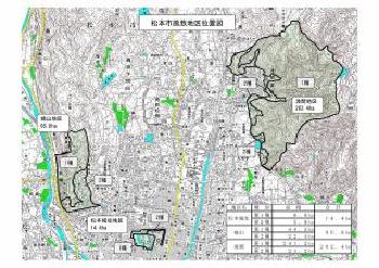 風致地区配置図（現在）の画像