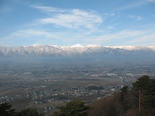 山と自然博物館からの眺望