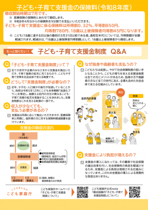 子ども・子育て支援金リーフレット2