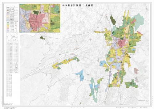 松本都市計画図(全体図)