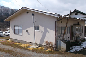 西宮厚生住宅外観　木造平屋建て