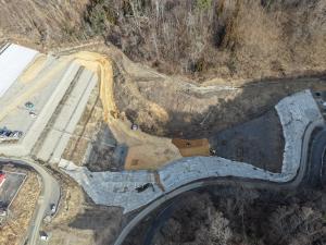 令和８年１月にエコトピア山田西側定点から撮影した全体空撮写真