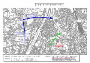通行規制図