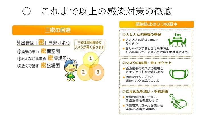 資料7　これまで以上の感染対策の徹底の画像