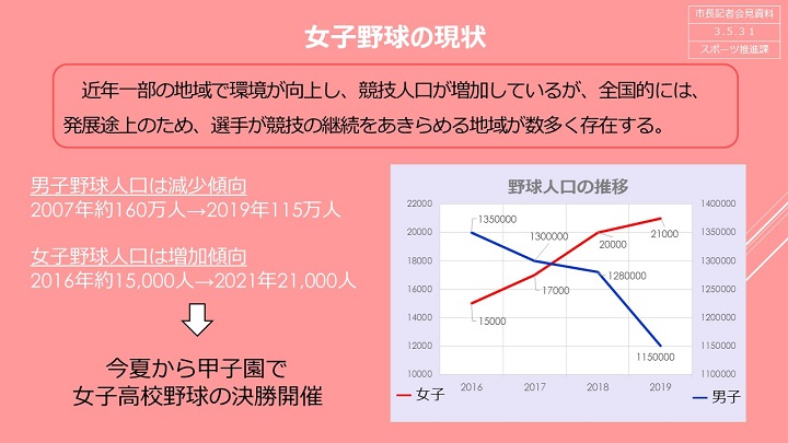 資料6　女子野球の現状の画像