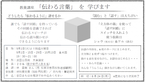伝わる言葉