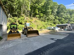 車庫棟建設予定地①