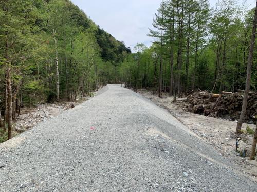 新しい管理用道路