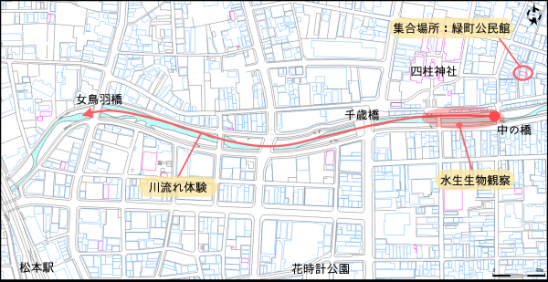 社会実験地図
