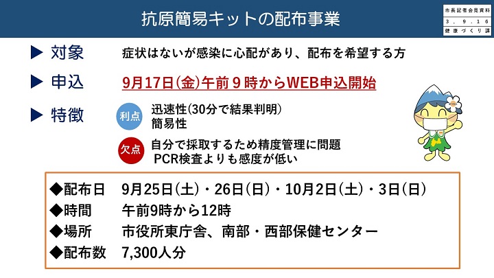 資料7　抗原簡易キットの配布事業の画像