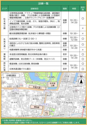 総合防災訓練チラシ2