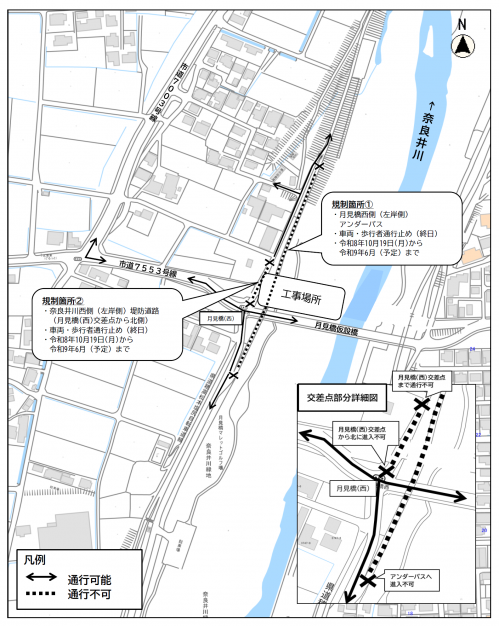 交通規制位置図