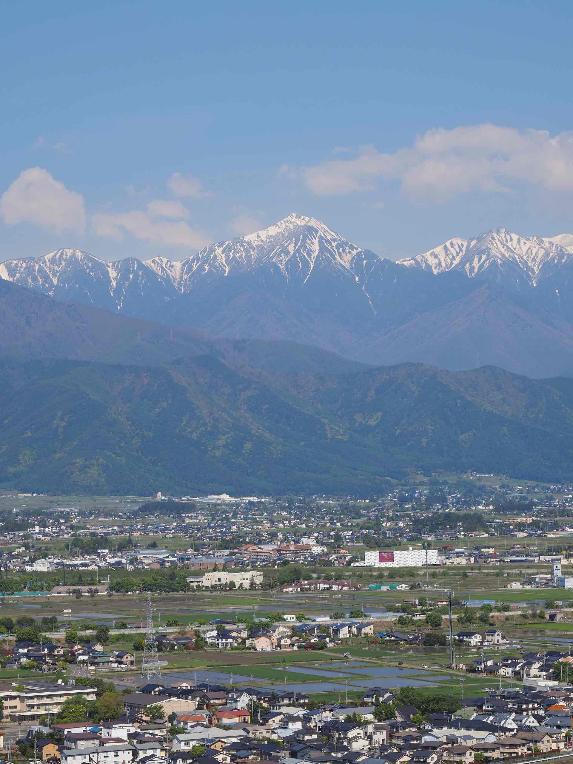 移住してすぐ城山から撮影