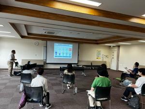 健康づくり推進員会で熱中症予防講座の様子